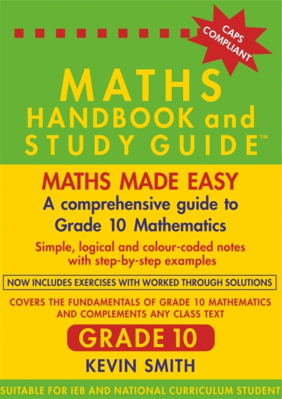 Maths Handbook and Study Guide Gr 10