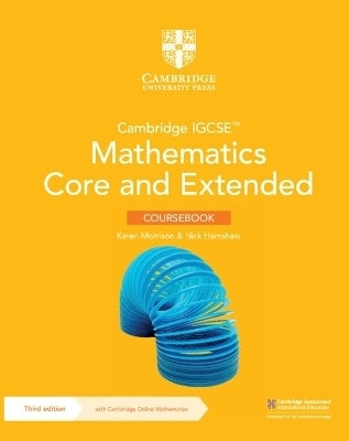 Cambridge Igcse Tm Mathematics Core and Extended Coursebook With Cambridge Online Mathematics 2 Year