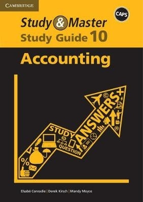 Study and Master Accounting Grade 10 (Study Guide) (Caps)