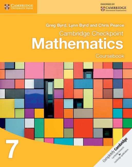 Cambridge Checkpoint Mathematics (Coursebook 7)
