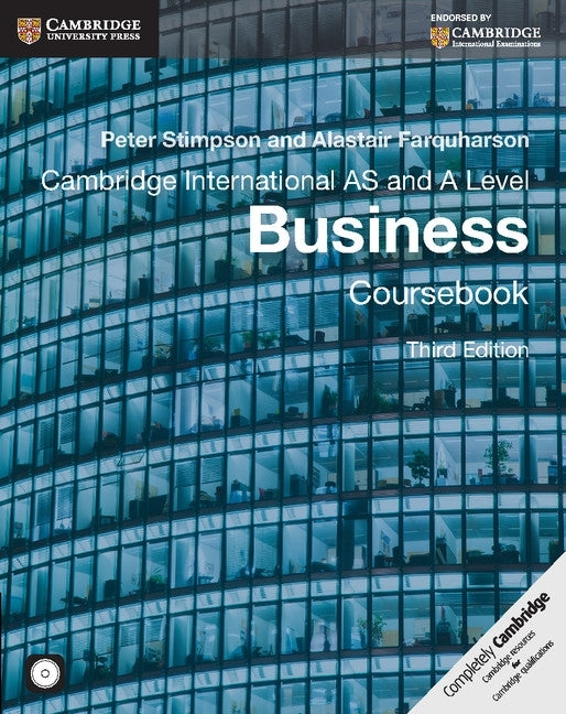 Cambridge International As and a Level Business Coursebook (Cd Included)
