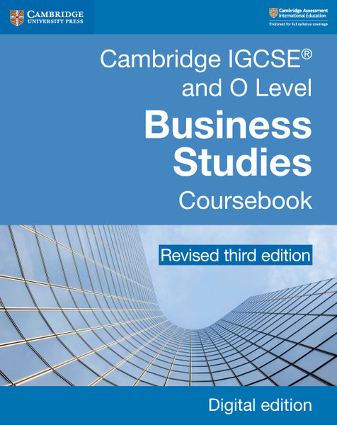 Cambridge Igcse (R) and O Level Business Studies (Revised Coursebook)