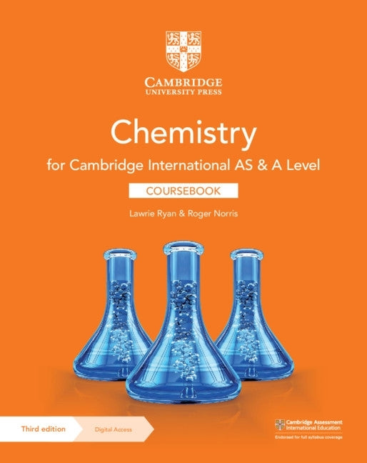 Cambridge International As a Level Chemistry Coursebook With Digital Access (2 Years)