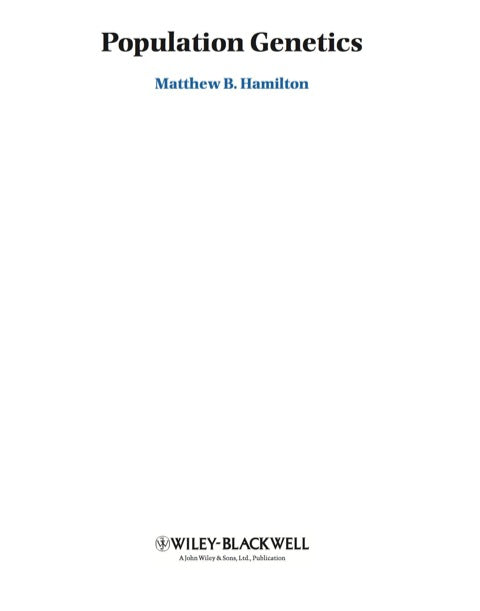 Population Genetics