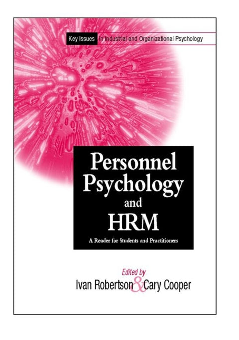 Personnel Psychology and Hrm a Reader for Students and Practioners