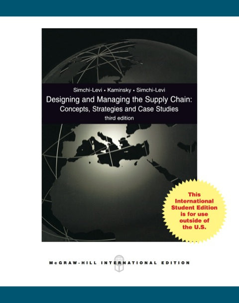 Designing and Managing the Supply Chain