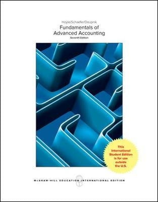 Fundamentals of Advanced Accounting