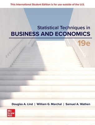 Statistical Techniques in Business and Economics (Ise)