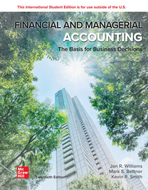 Financial and Managerial Accounting (Ise)