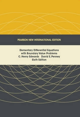 Elementary Differential Equations With Boundary Value Problems (Pnie)