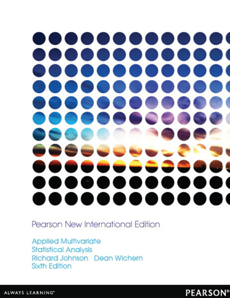 Applied Multivariate Statistical Analysis Pearson New International Edition