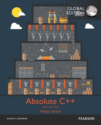 Absolute C++ (Global Edition)