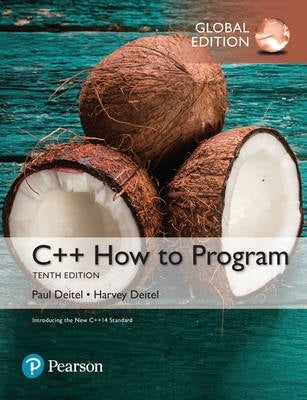C++ How to Program Early Objects Version (Global Edition)