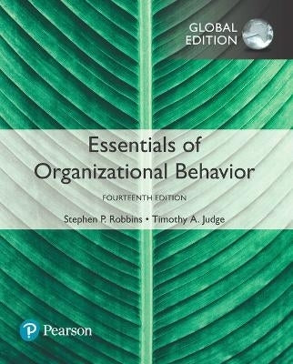 Essentials of Organizational Behavior Plus Pearson Mylab Management With Pearson Etext