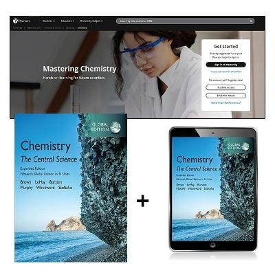 Chemistry the Central Science in Si Units + Mastering Chemistry With Pearson Etext (Expanded Editio