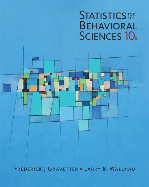 Statistics for the Behavioral Sciences