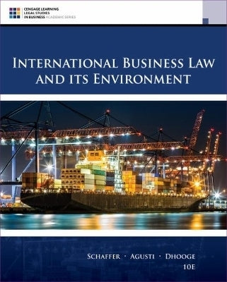 International Business Law and Its Environment (H/C)