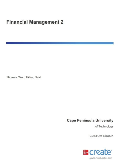 Financial Management 2 (Cput)