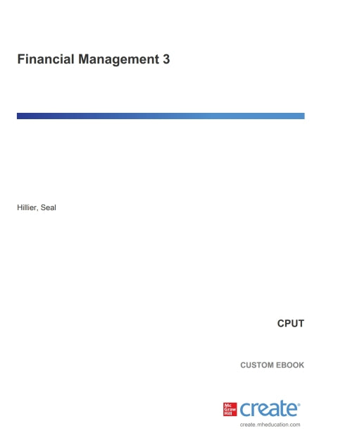 Financial Management 3 (Cput)