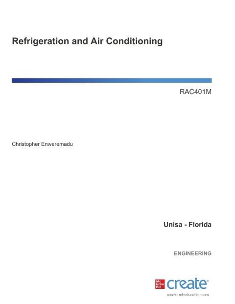 Refrigeration and Air Conditioning