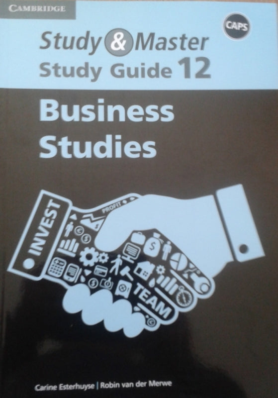 Study and Master Business Studies Gr 12 (Study Guide) (Caps)