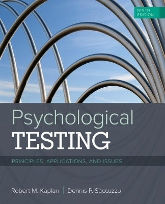 Psychological Testing Principles Applications and Issues