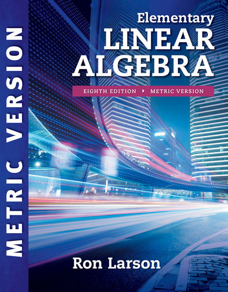 Elementary Linear Algebra (I/E)