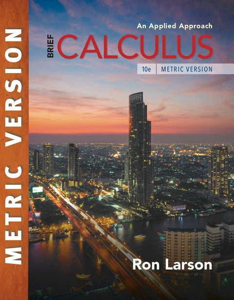 Calculus an Applied Approach Brief International Metric Edition