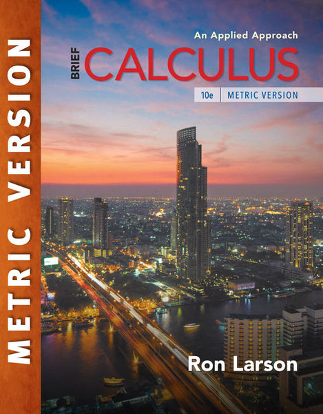 Calculus an Applied Approach, Brief, International Metric Edition