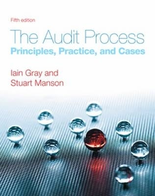 Audit Process Principles Practice and Cases