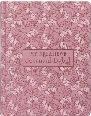 Nlv Pienk Hardeband Kunsleer My Kreatiewe Joernaal Bybel