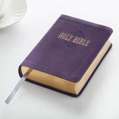 Kjv Large Print Compact Purple Red Letters
