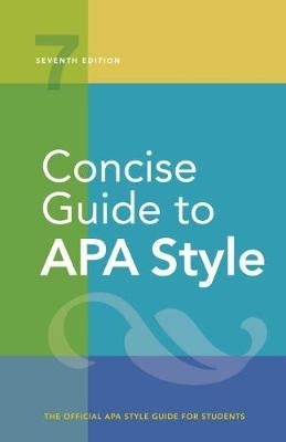 Concise Guide to Apa Style