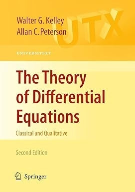 Theory of Differential Equations
