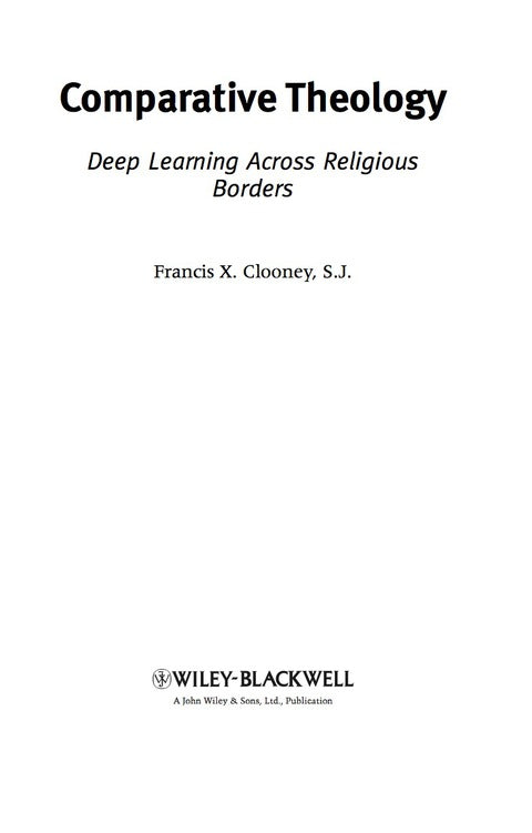 Comparative Theology Deep Learning Across Religious Borders