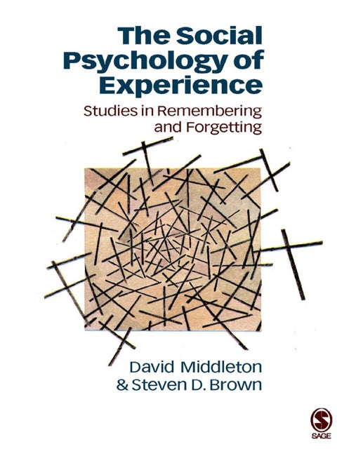 Social Psychology of Experience Studies in Remembering and Forgetting