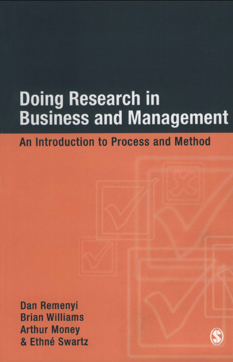 Doing Research in Business and Management an Intro to Process and Method