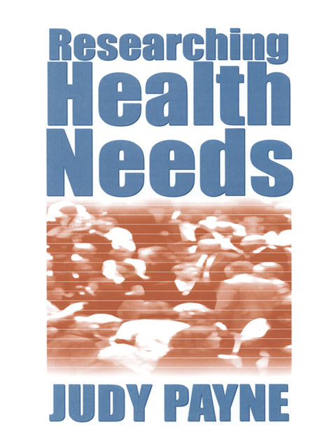 Researching Health Needs a Community Based Approach