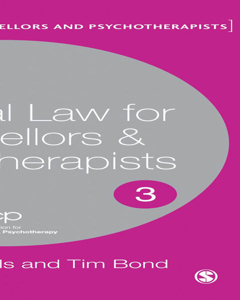Essential Law for Counsellors and Psychotherapists