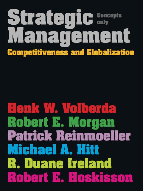 Strategic Management Competitiveness and Globalization (Concepts Only)