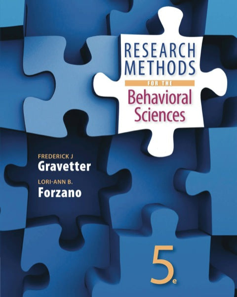 Research Methods for the Behavioral Sciences a Research Based Experiential Approach