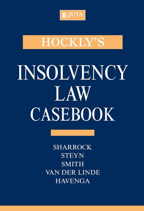 Hocklys Insolvency Law Casebook