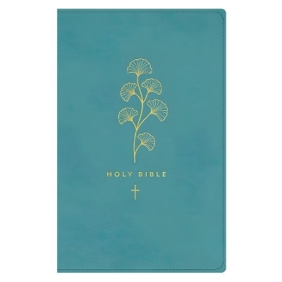 Premium Gift Bible Nlt Filament Enabled Leatherlike Teal Cross Red Letter
