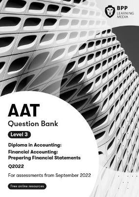 Aat Financial Accounting Preparing Financial Statements (Level 2) (Question Bank)