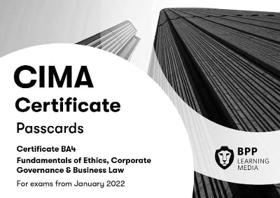 Cima Ba4 Fundamentals of Ethics Corporate Governance and Business Law