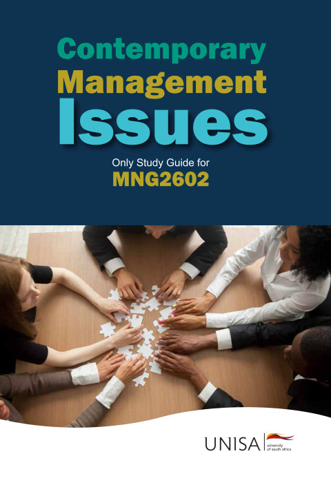 Contemporary Management Issues (Custom Ebook for Unisa) – Van Schaik
