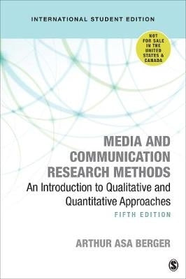 Media and Communication Research Methods