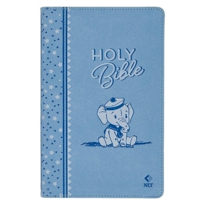 Nlt Keepsake Bible for Boys (Blue Faux Leather)