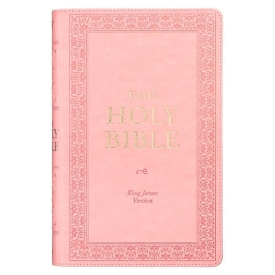 Kjv Pink Faux Leather Bible Giant Print