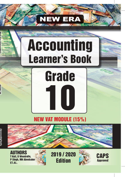 New Era Accounting Gr 10 (Learners Book) (3 Year License) (P9781775851226)